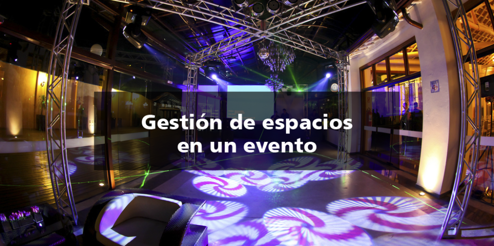 gestion espacios evento